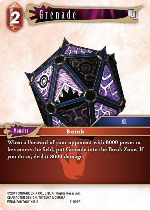Grenade (5) [OP5] - Final Fantasy TCG Single