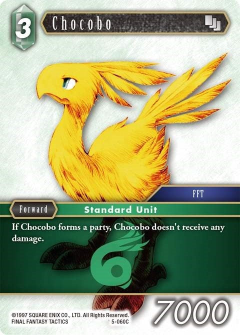 Chocobo (5) [OP5] - Final Fantasy TCG Single