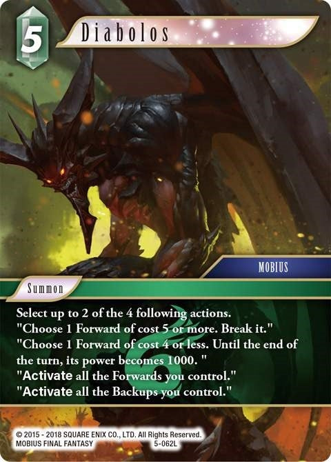 Diabolos (5) [OP5] - Final Fantasy TCG Single