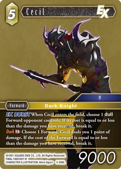 Cecil EX (5) [OP5] - Final Fantasy TCG Single