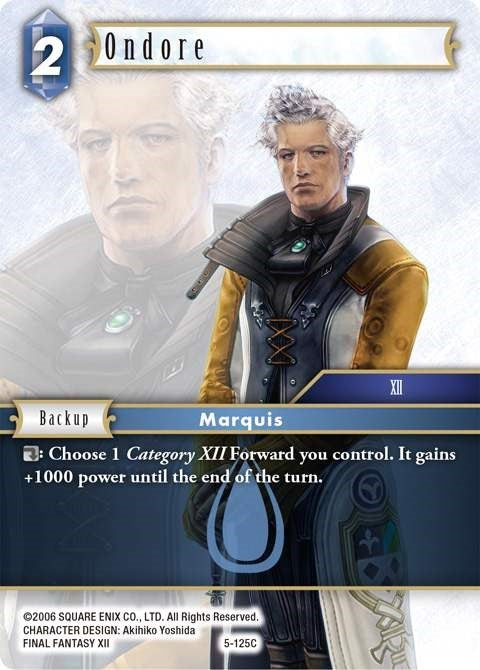 Ondore (5) [OP5] - Final Fantasy TCG Single
