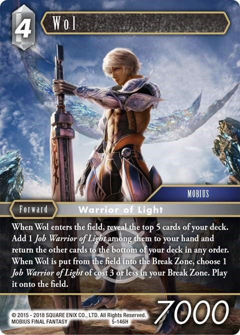 Wol (Hero) (5) [OP5] - Final Fantasy TCG Single