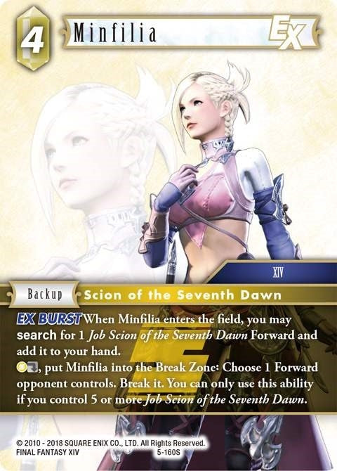 Minfilia EX (5) [OP5] - Final Fantasy TCG Single