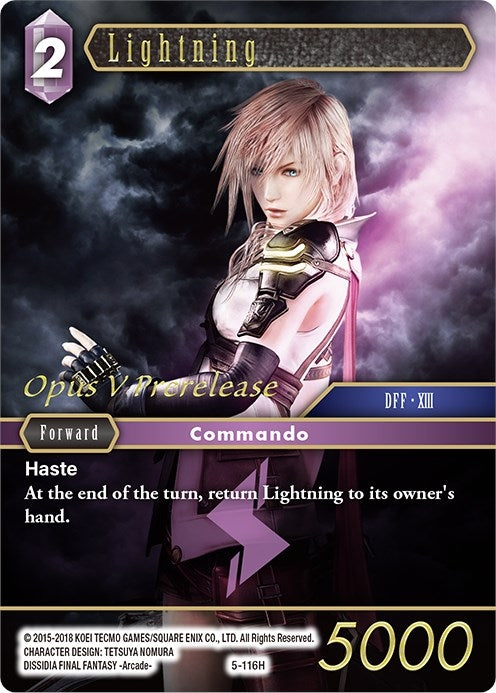 Lightning (Prerelease Promo) (275116) [PR] - Final Fantasy TCG Single
