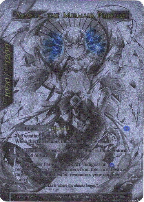 Shaela // Shaela the Mermaid Princess (Alternate Art) (Uber Rare) (76) [TSW] - Force of Will Single