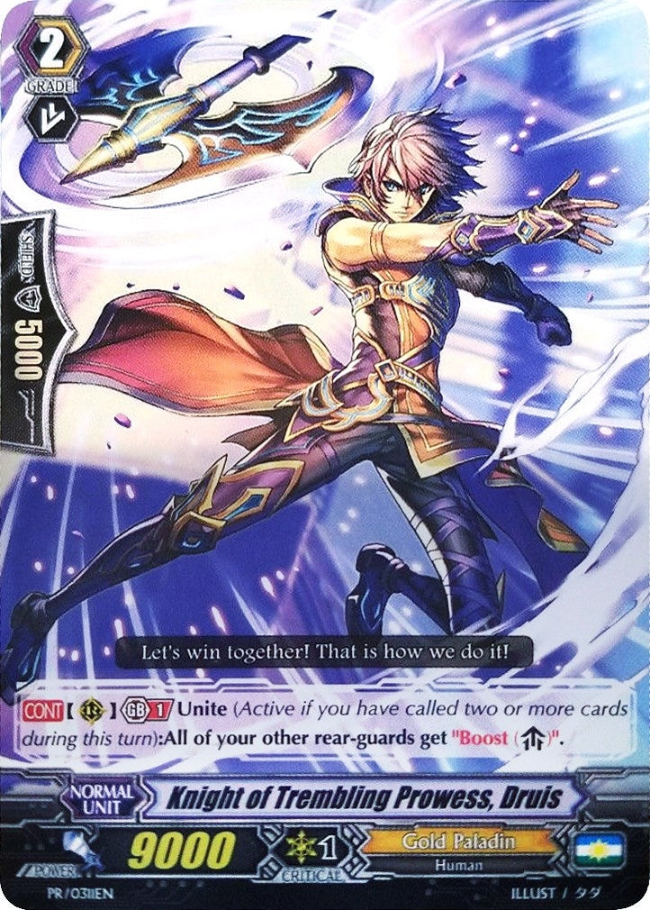 Knight of Trembling Prowess Druis (311) [PR] - Cardfight Vanguard Single