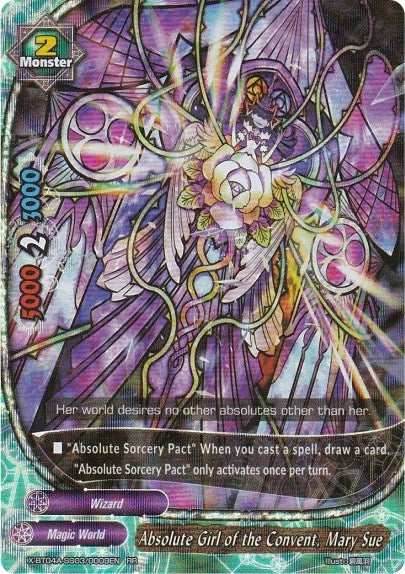 Absolute Girl of the Convent Mary Sue (4030009) [X-BT04A] - Future Card BuddyFight Single