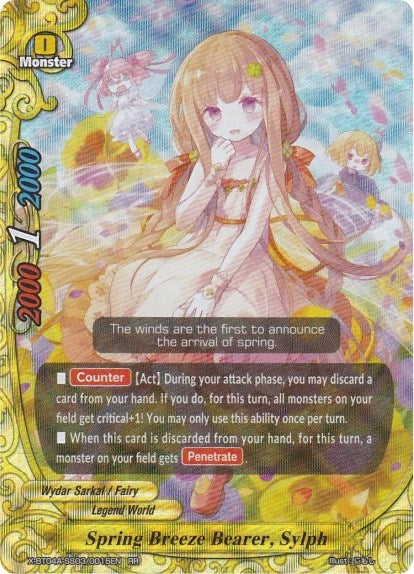 Spring Breeze Bearer Sylph (4030015) [X-BT04A] - Future Card BuddyFight Single