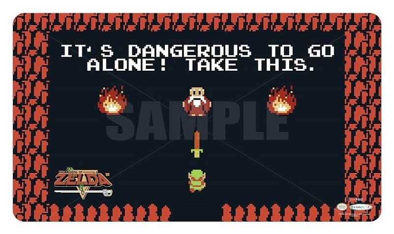 The Legend of Zelda - Dangerous Playmat with Playmat Tube - Playmats Sealed