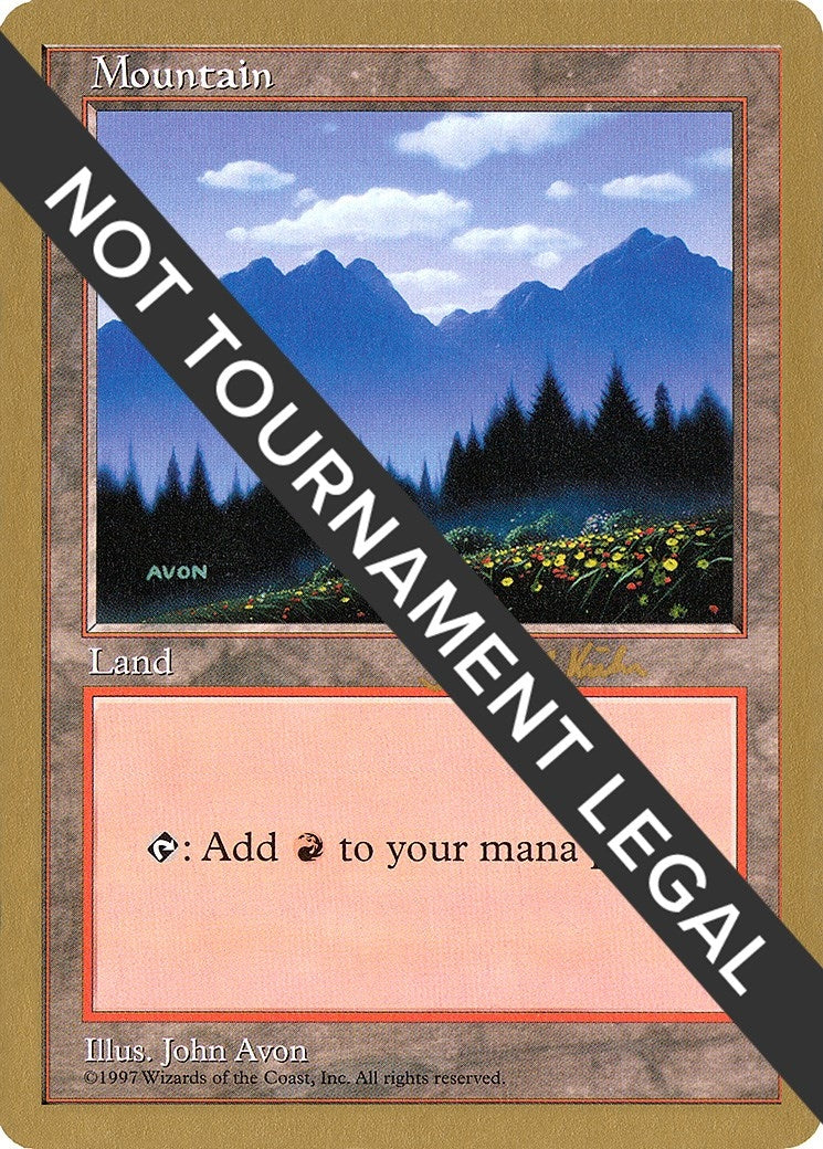 Mountain (433) - 1997 Janosch Kuhn (5ED) [WCD] - MTG Single