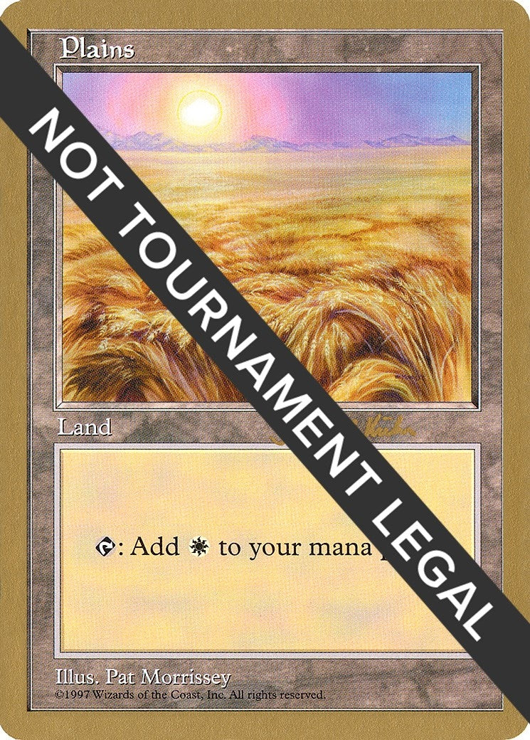 Plains (436) - 1997 Janosch Kuhn (5ED) [WCD] - MTG Single