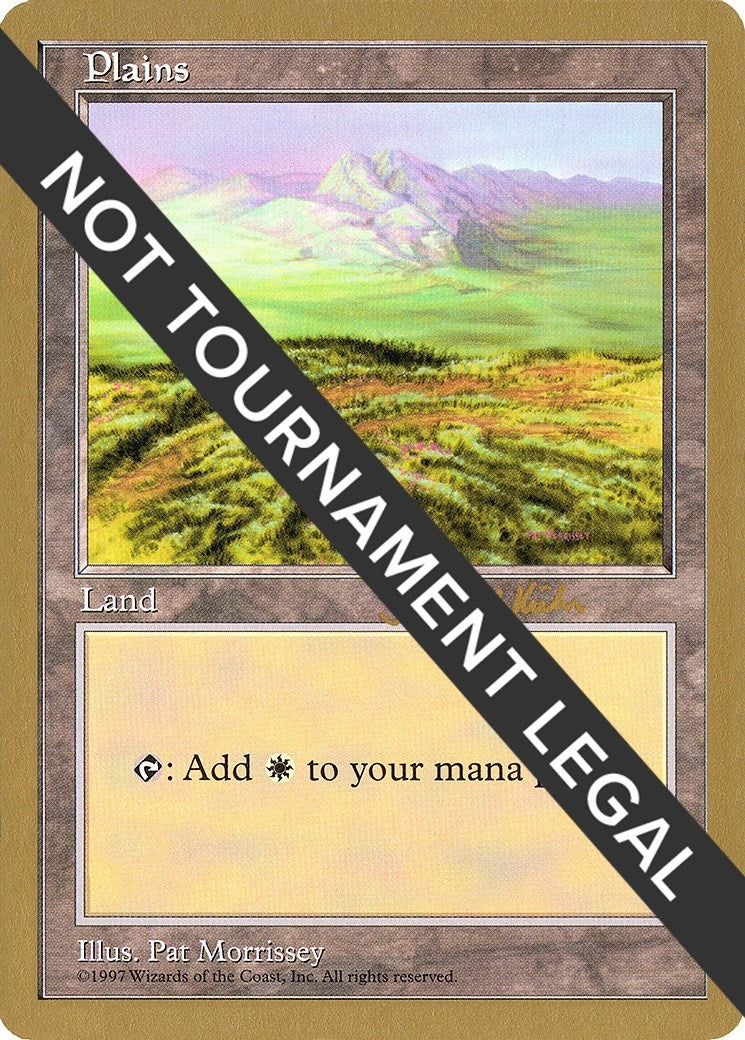 Plains (437) - 1997 Janosch Kuhn (5ED) [WCD] - MTG Single