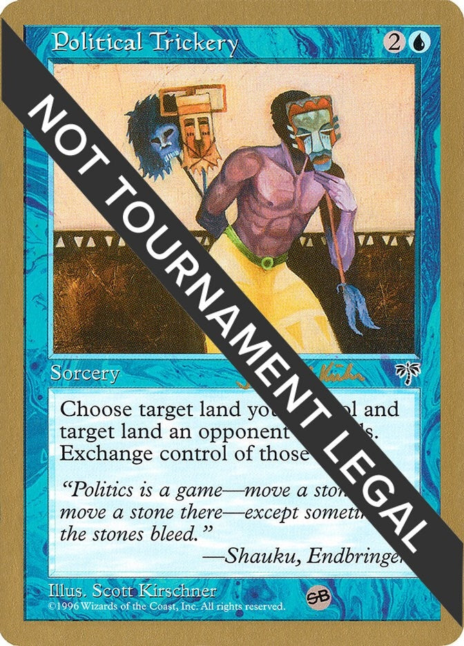 Political Trickery - 1997 Janosch Kuhn (MIR) (SB) [WCD] - MTG Single