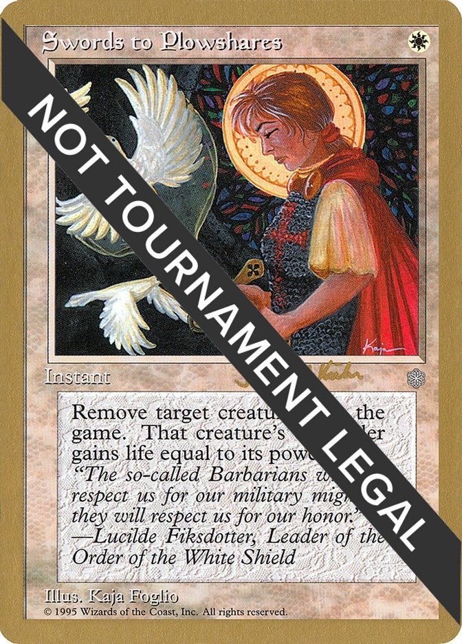Swords to Plowshares - 1997 Janosch Kuhn (ICE) [WCD] - MTG Single