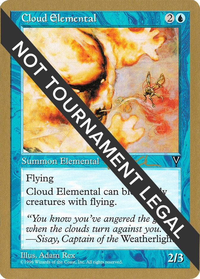 Cloud Elemental - 1997 Paul McCabe (VIS) [WCD] - MTG Single