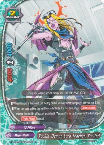 Rockin’ Demon Lord Teacher Rucifiel (4030019) [X-BT04A] - Future Card BuddyFight Single