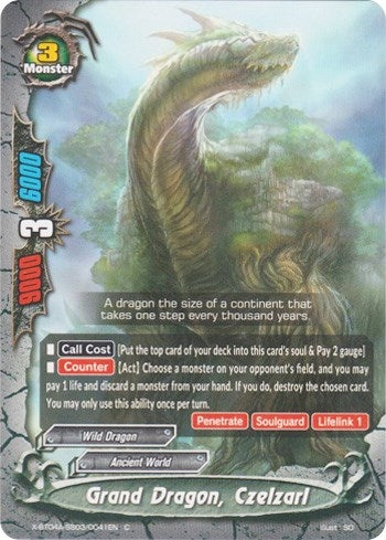 Grand Dragon Czelzarl (4030041) [X-BT04A] - Future Card BuddyFight Single
