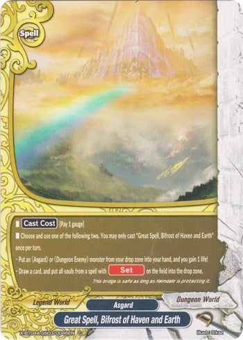 Great Spell Bifrost of Haven and Earth? (4030046) [X-BT04A] - Future Card BuddyFight Single