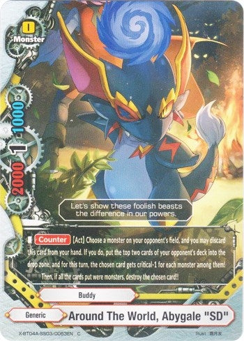Around the World Abygale ’SD’ (4030053) [X-BT04A] - Future Card BuddyFight Single