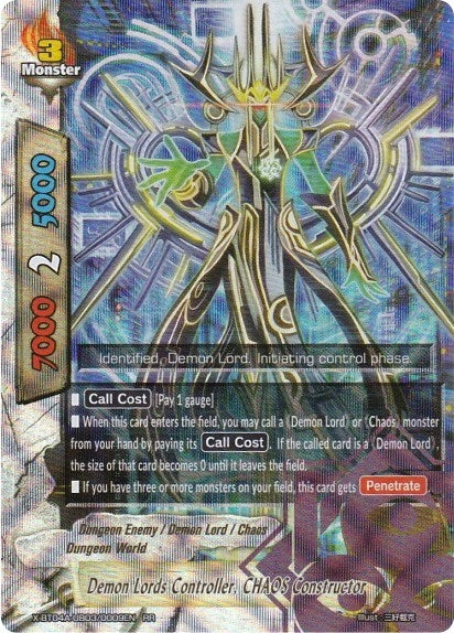 Demon Lords Controller CHAOS Constructor (4030009) [X-BT04A] - Future Card BuddyFight Single