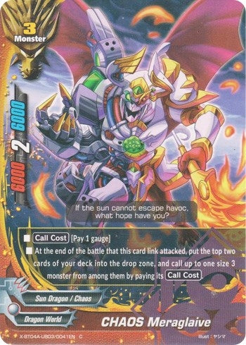 CHAOS Meraglaive (4030041) [X-BT04A] - Future Card BuddyFight Single