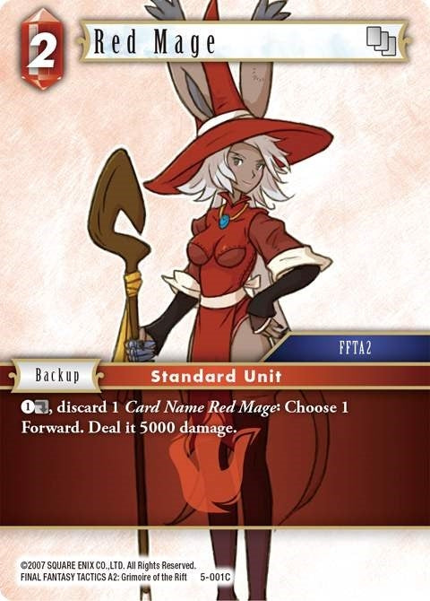 Red Mage (Fire) (5) [OP5] - Final Fantasy TCG Single