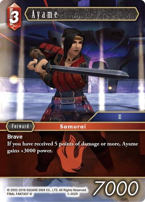 Ayame (5) [OP5] - Final Fantasy TCG Single