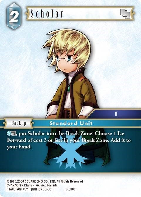 Scholar (Ingus) (5) [OP5] - Final Fantasy TCG Single