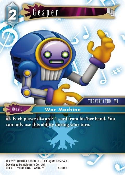 Gesper (5) [OP5] - Final Fantasy TCG Single