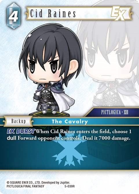 Cid Raines EX (5) [OP5] - Final Fantasy TCG Single