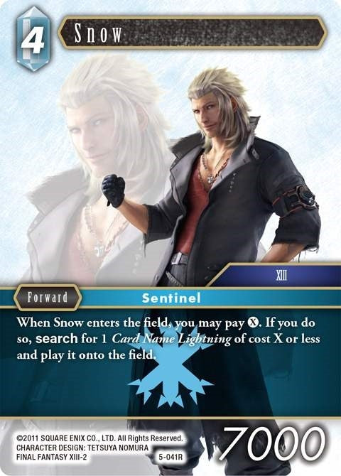 Snow (5) [OP5] - Final Fantasy TCG Single