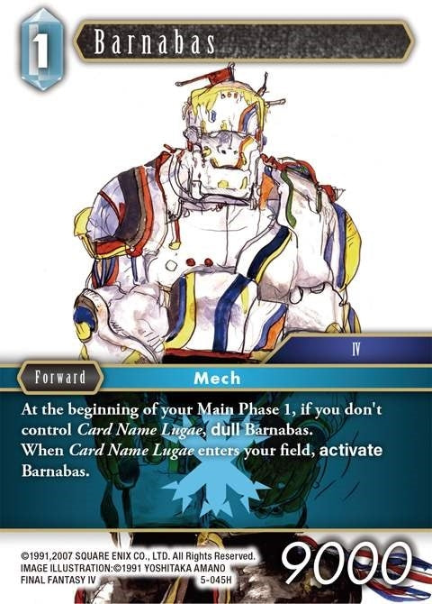 Barnabas (5) [OP5] - Final Fantasy TCG Single