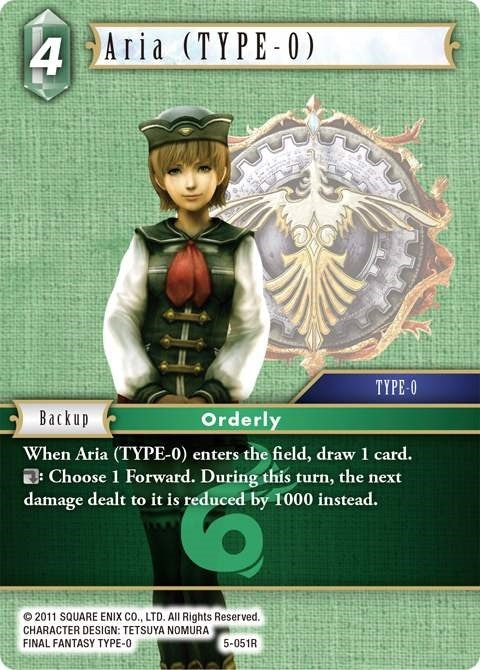 Aria (TYPE-0) (5) [OP5] - Final Fantasy TCG Single