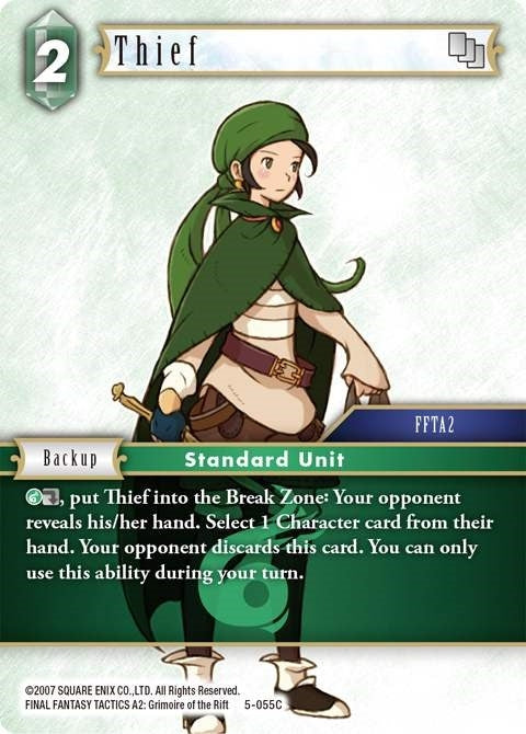 Thief (5) [OP5] - Final Fantasy TCG Single