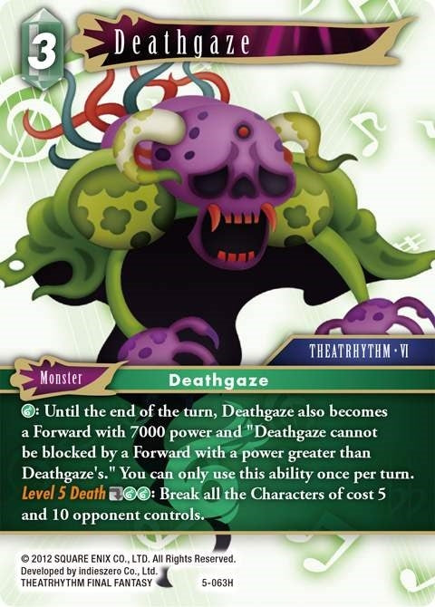 Deathgaze (5) [OP5] - Final Fantasy TCG Single