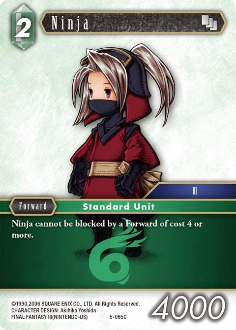 Ninja (Luneth) (5) [OP5] - Final Fantasy TCG Single