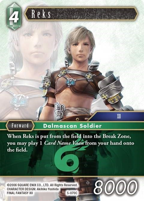Reks (5) [OP5] - Final Fantasy TCG Single