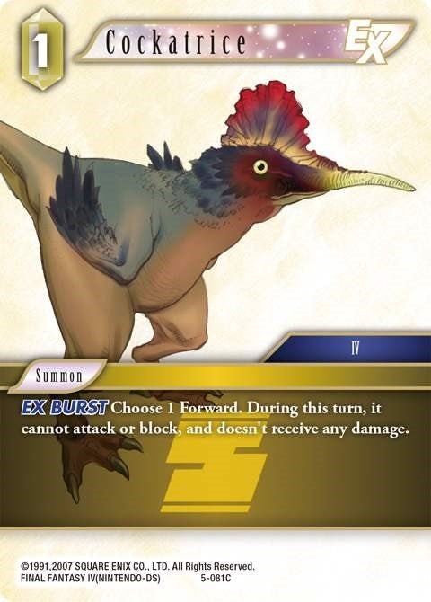 Cockatrice EX (5) [OP5] - Final Fantasy TCG Single