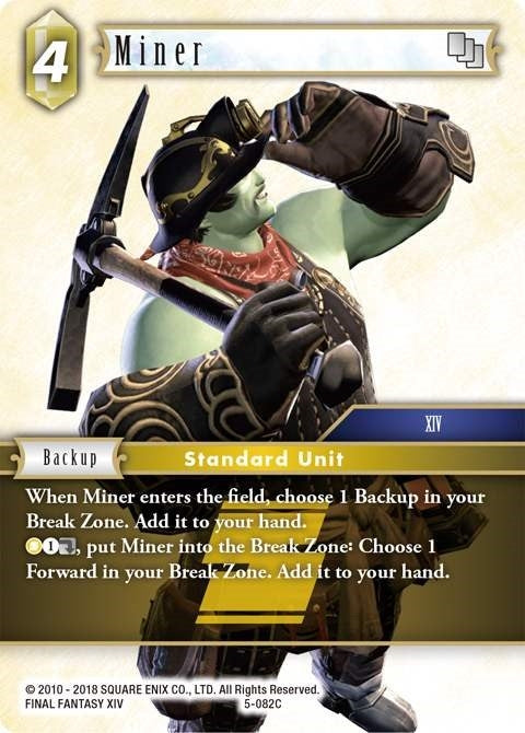 Miner (5) [OP5] - Final Fantasy TCG Single