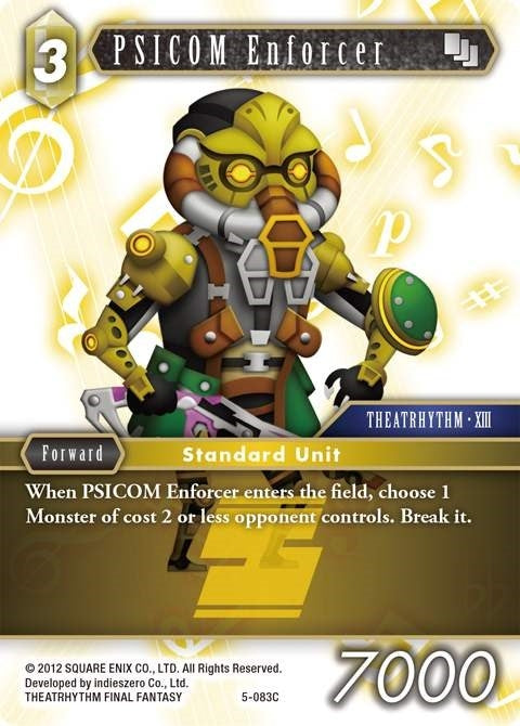 PSICOM Enforcer (5) [OP5] - Final Fantasy TCG Single