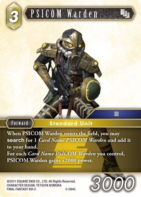 PSICOM Warden (5) [OP5] - Final Fantasy TCG Single