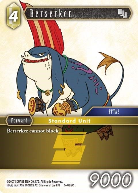 Berserker (5) [OP5] - Final Fantasy TCG Single