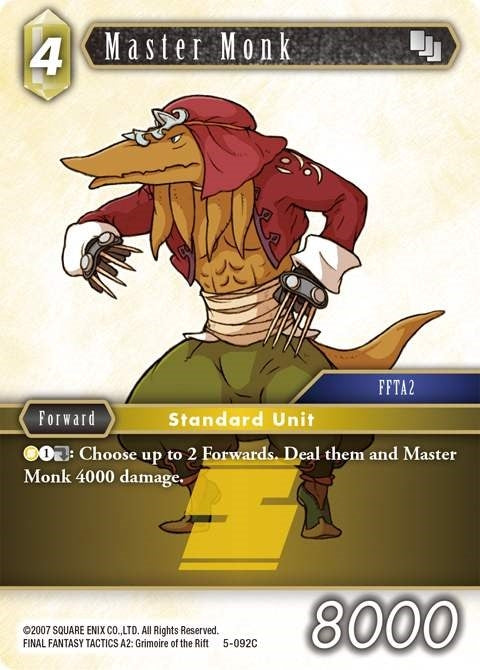 Master Monk (5) [OP5] - Final Fantasy TCG Single