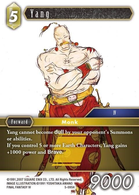 Yang (5) [OP5] - Final Fantasy TCG Single