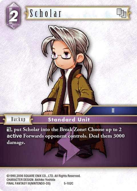 Scholar (Luneth) (5) [OP5] - Final Fantasy TCG Single