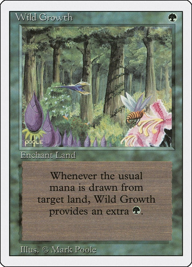 Wild Growth [3ED] - MTG Single
