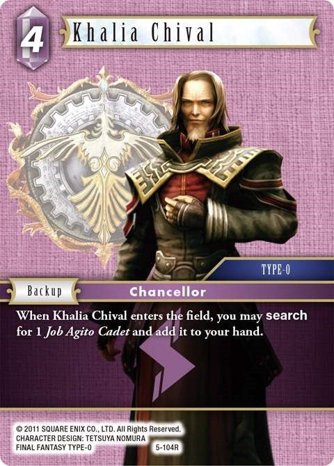 Khalia Chival (5) [OP5] - Final Fantasy TCG Single