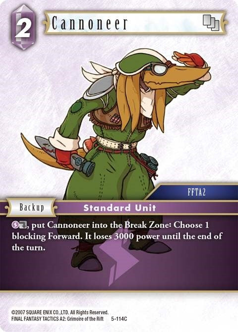 Cannoneer (5) [OP5] - Final Fantasy TCG Single
