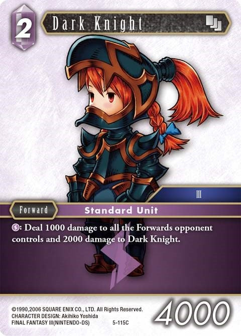 Dark Knight (Refia) (5) [OP5] - Final Fantasy TCG Single