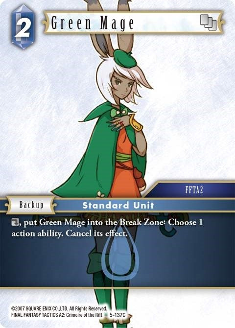 Green Mage (5) [OP5] - Final Fantasy TCG Single